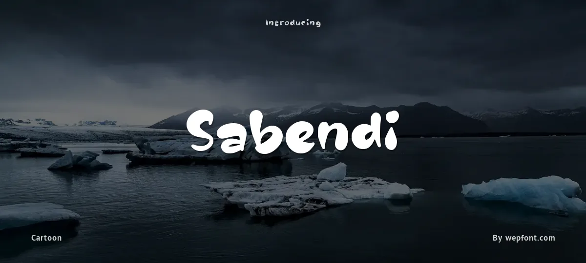 Sabendi font preview