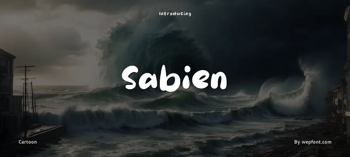 Sabien font preview