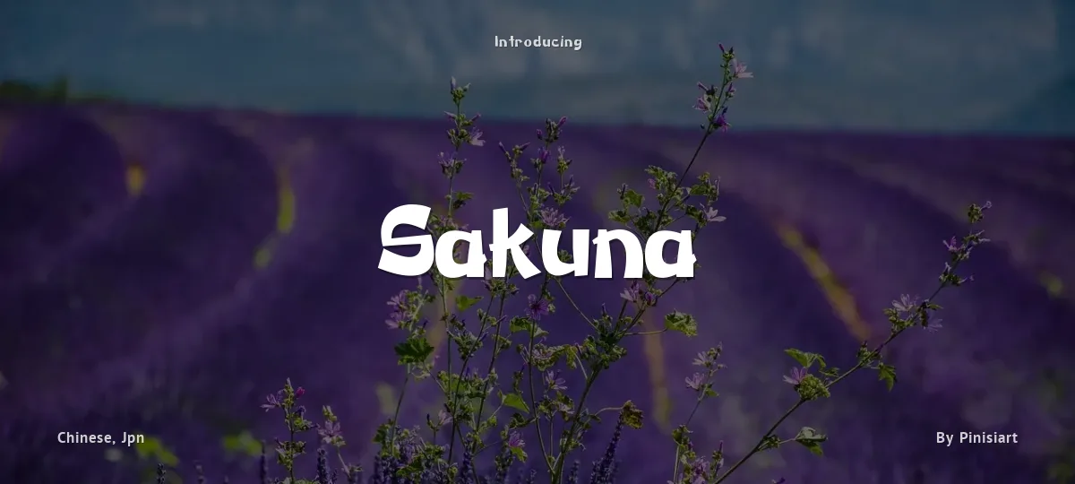 Sakuna font preview