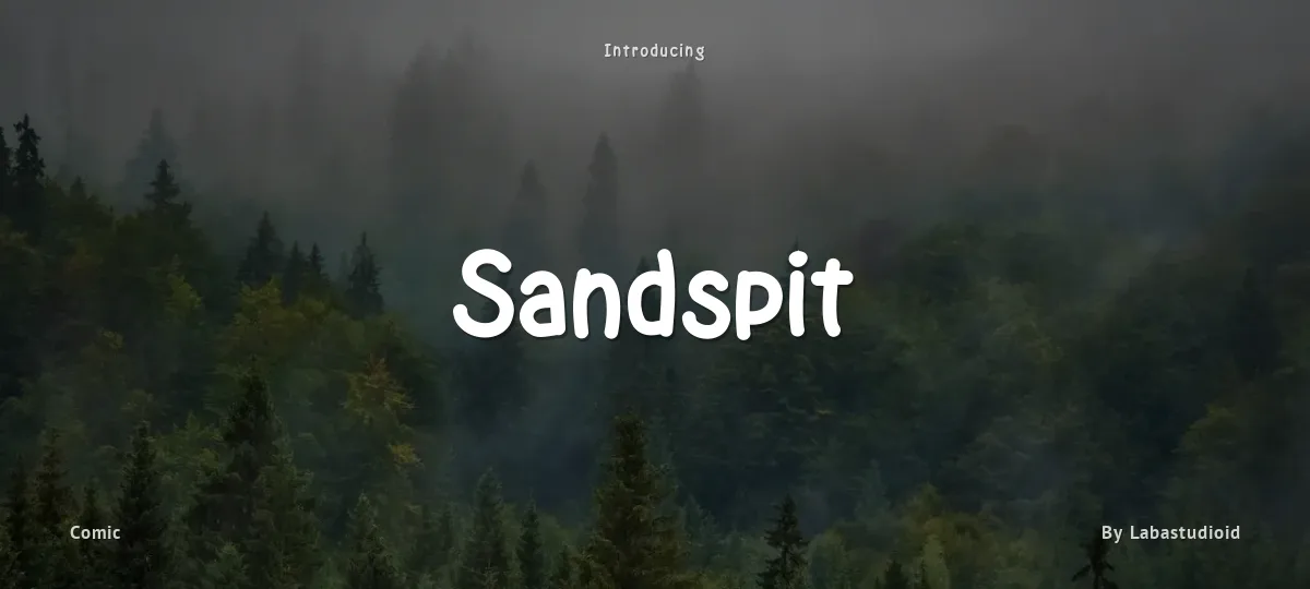 Sandspit font preview