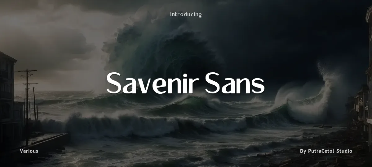 Savenir Sans font preview