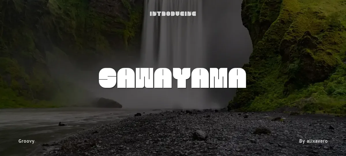Sawayama font preview