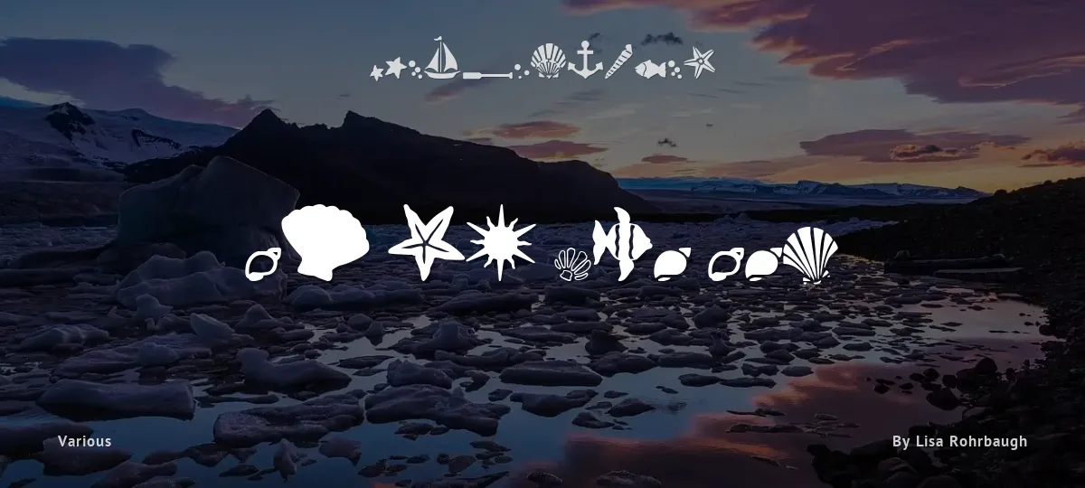 SC By The Sea font preview