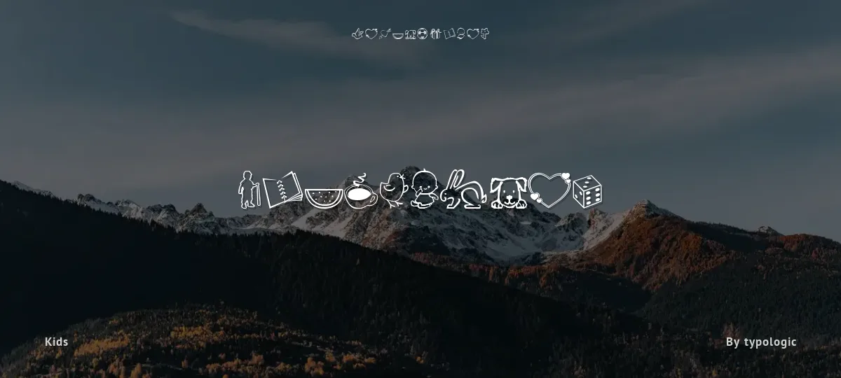 ScrapiCons font preview