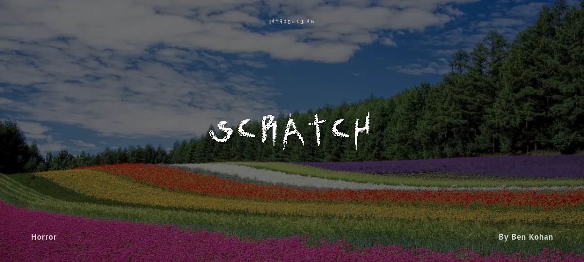Scratch font preview