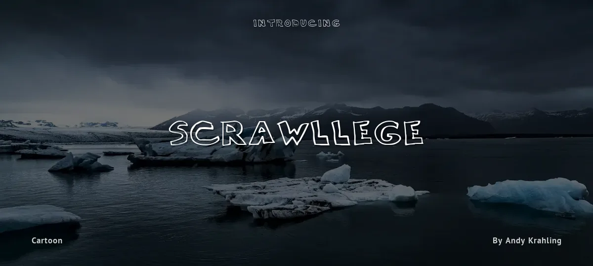 Scrawllege font preview