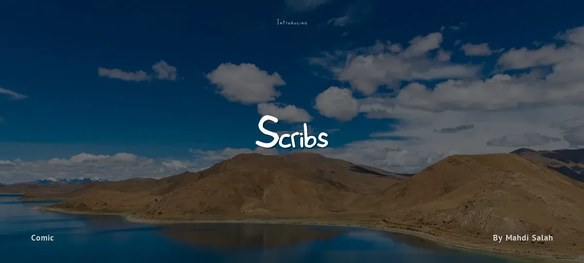 Scribs font preview