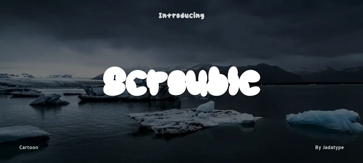 Scrouble font preview