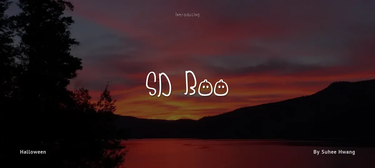 SD Boo font preview