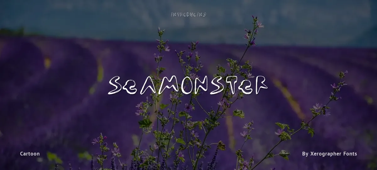 Seamonster font preview