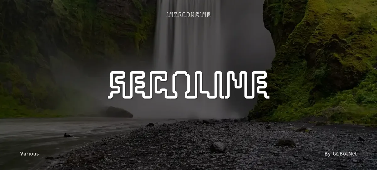 Secoline font preview