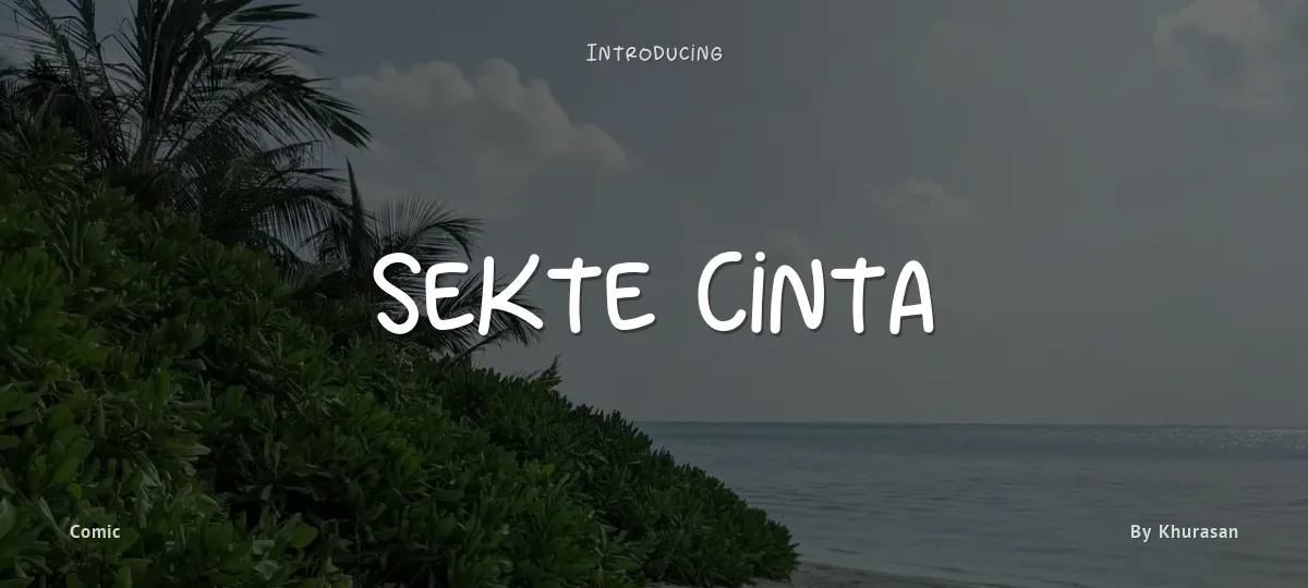 Sekte Cinta font preview