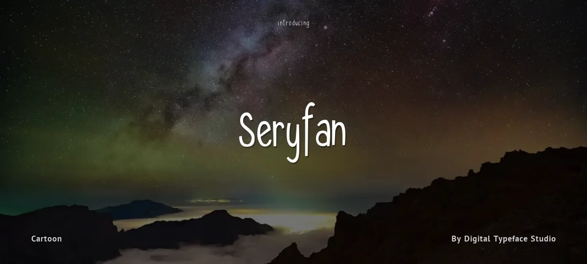 Seryfan font preview