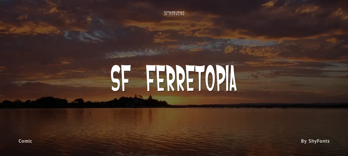 SF Ferretopia font preview