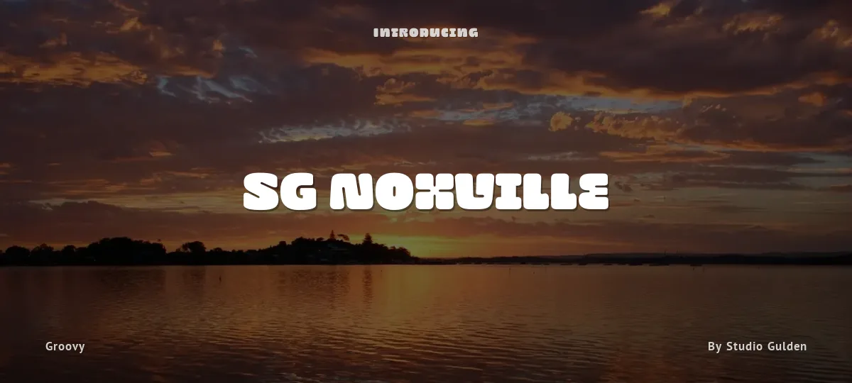 SG Noxville font preview
