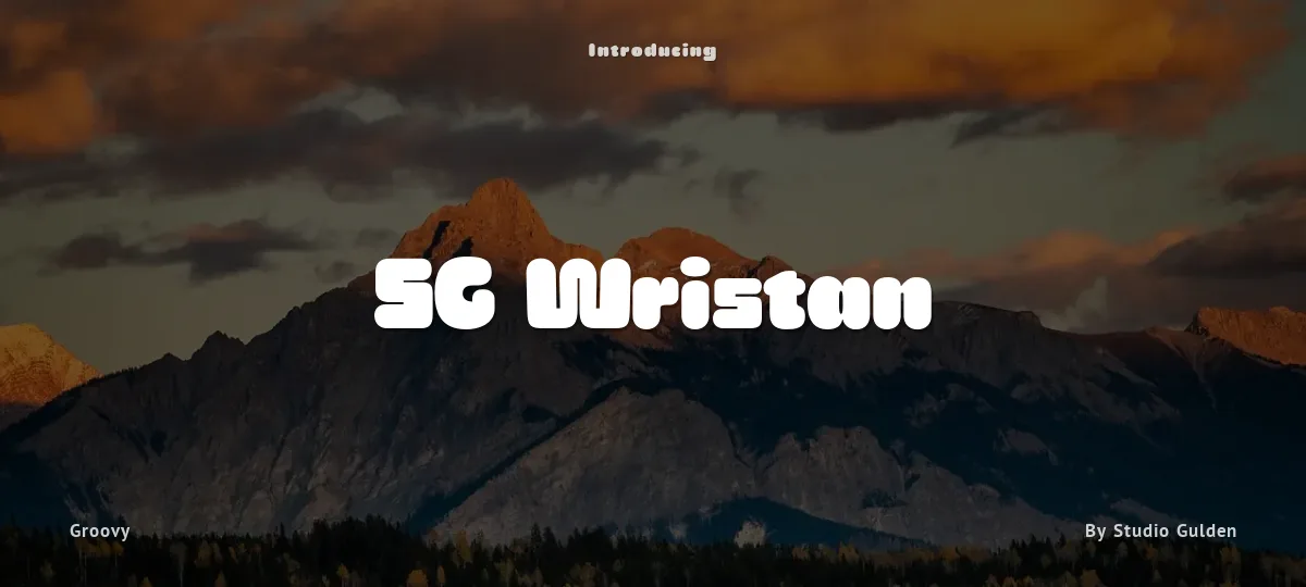 SG Wristan font preview