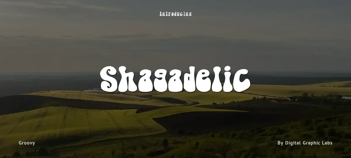 Shagadelic font preview