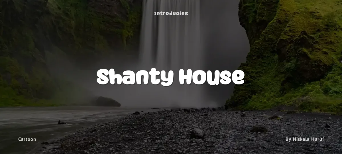 Shanty House font preview
