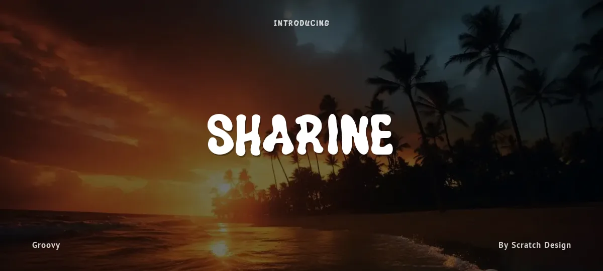 Sharine font preview