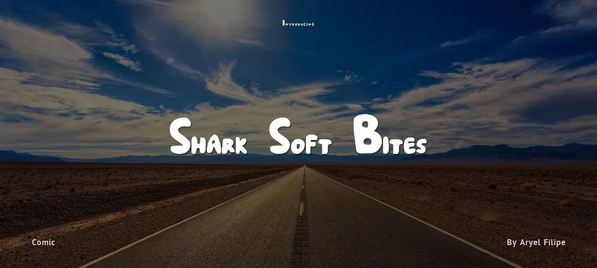 Shark Soft Bites font preview