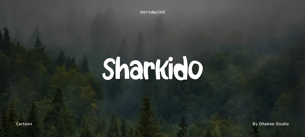 Sharkido font preview