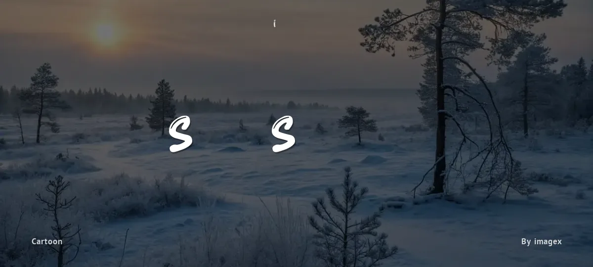 Shiny Signature font preview