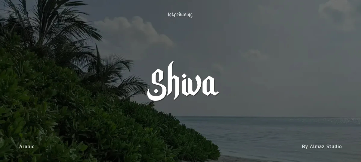 Shiva font preview