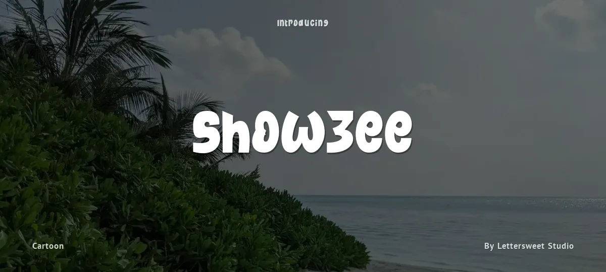 Showzee font preview