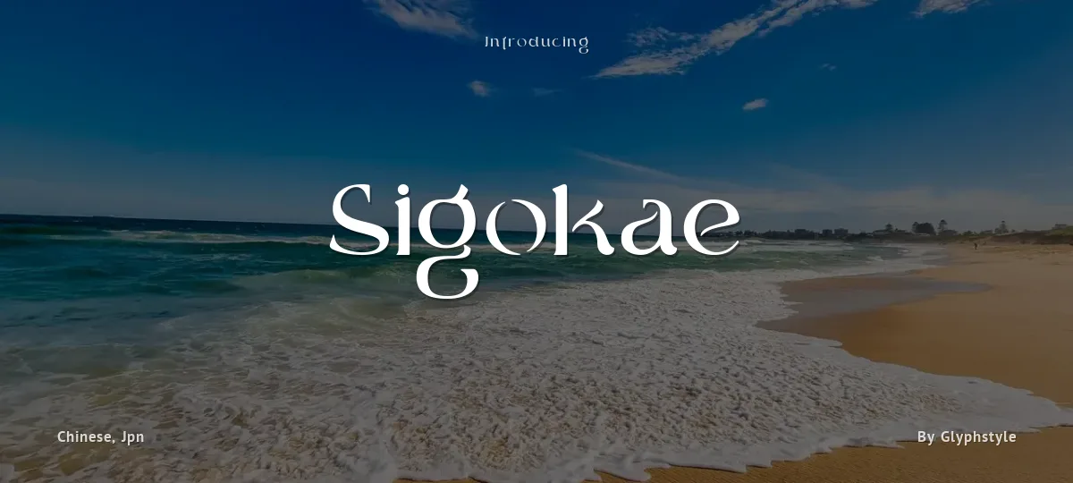 Sigokae font preview