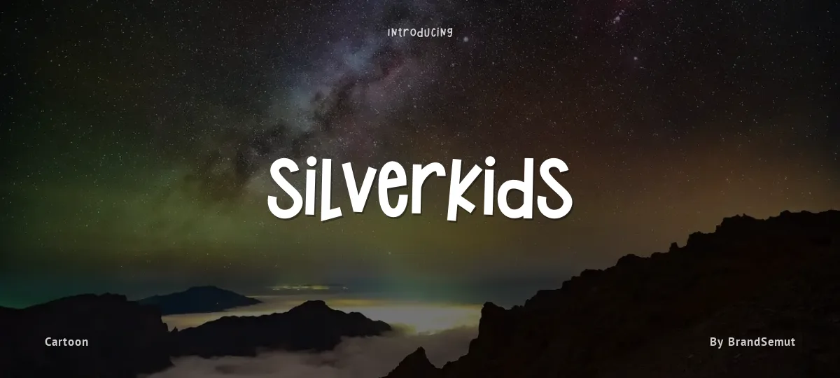 Silverkids font preview