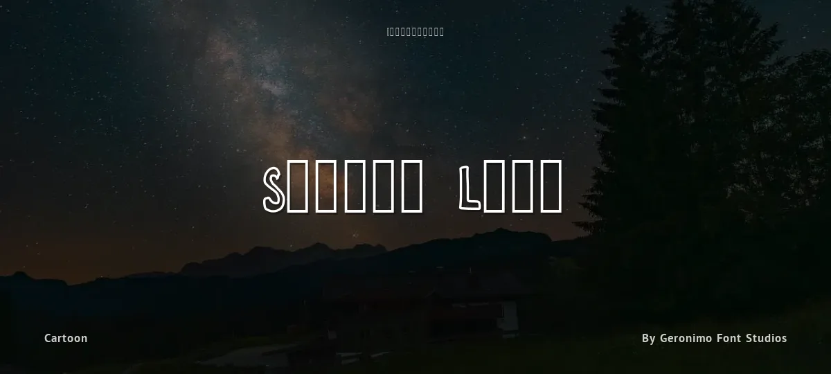 Simple Life font preview