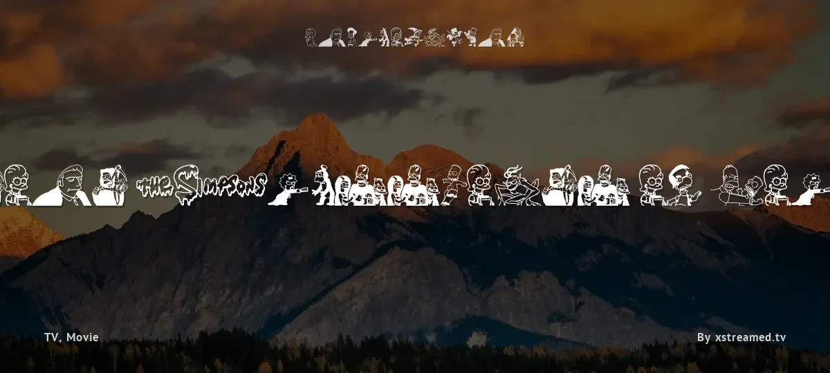 Simpsons Treehouse of Horror font preview