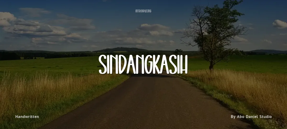 Sindangkasih font preview
