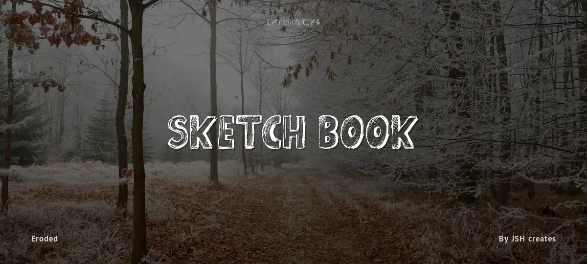 Sketch Book font preview