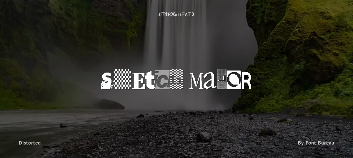Sketch Major font preview