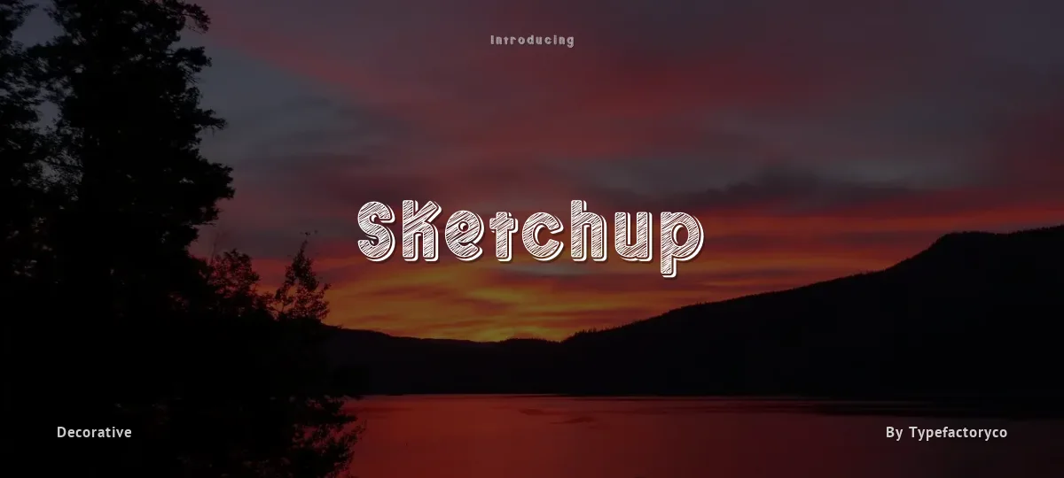 Sketchup font preview