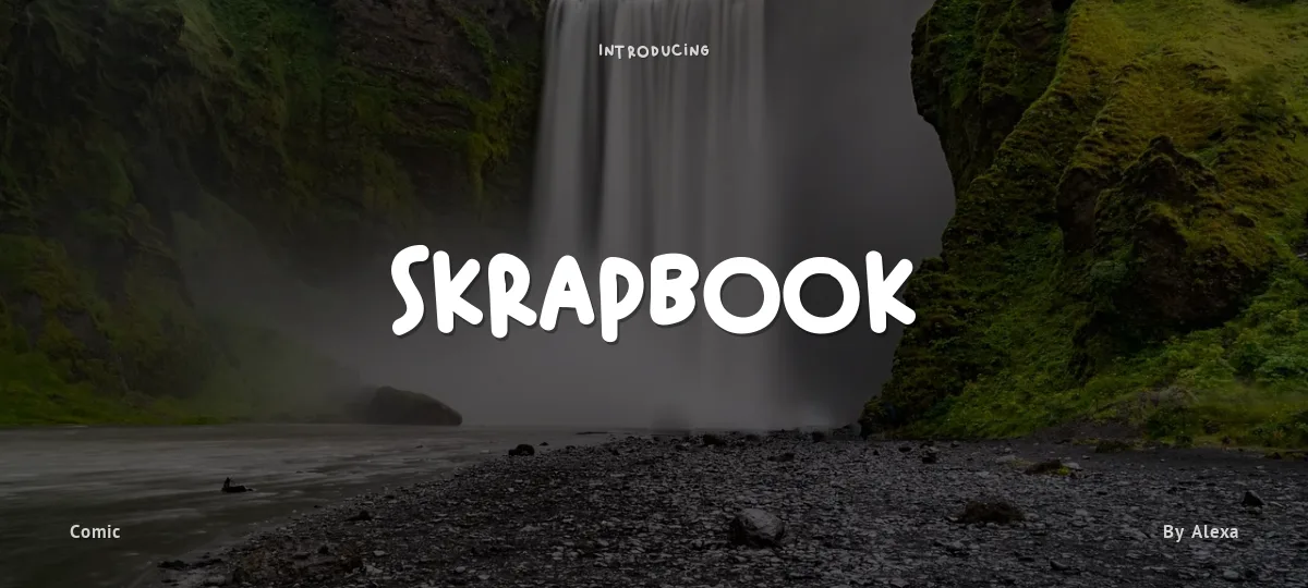 Skrapbook font preview