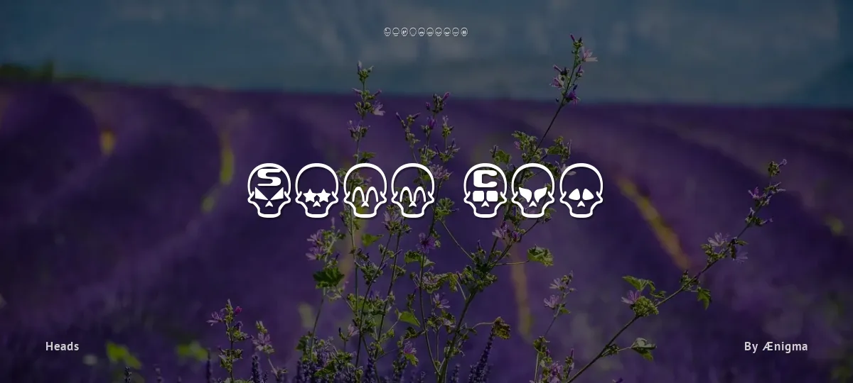 Skull Capz font preview