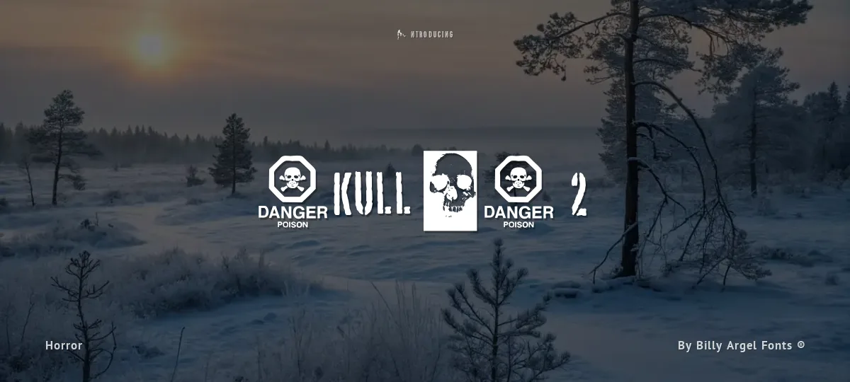 Skull TS 2 font preview