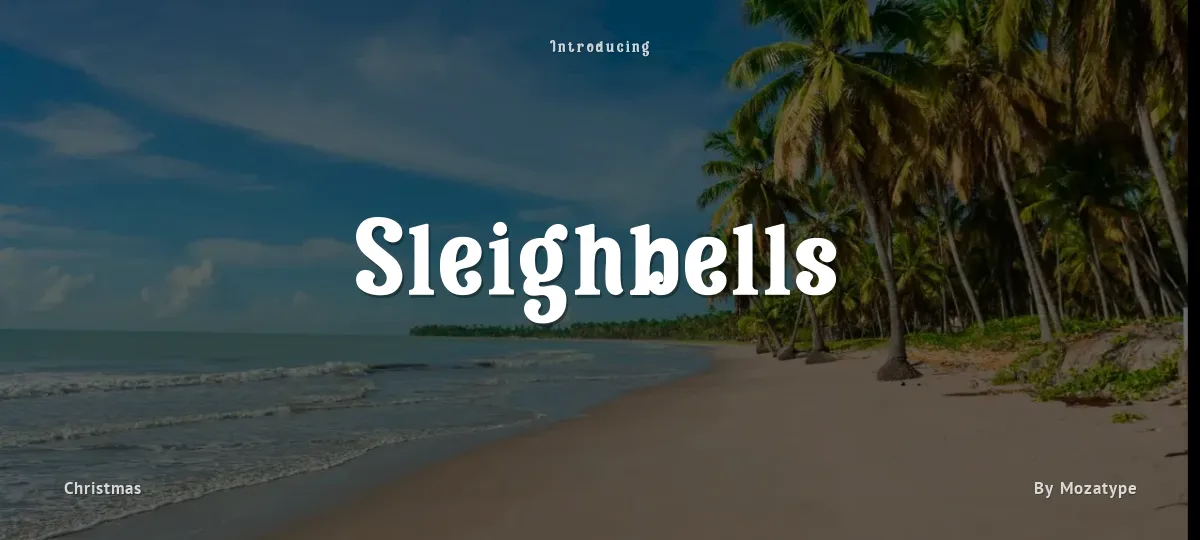 Sleighbells font preview