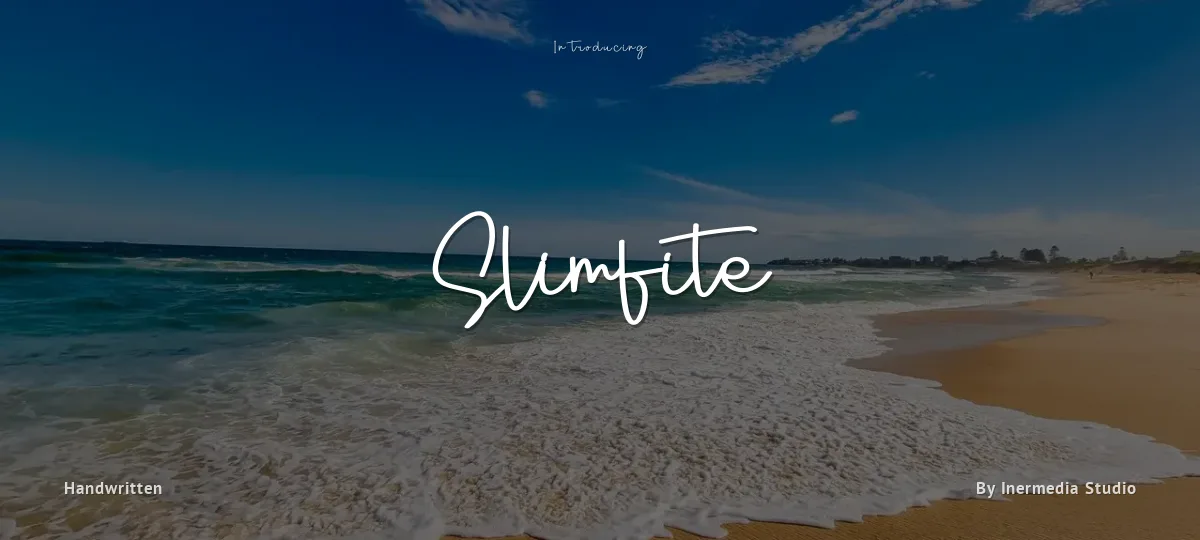 Slimfite font preview
