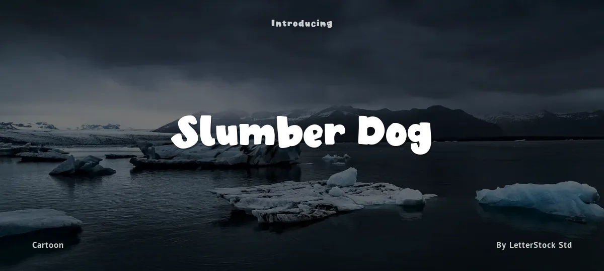 Slumber Dog font preview