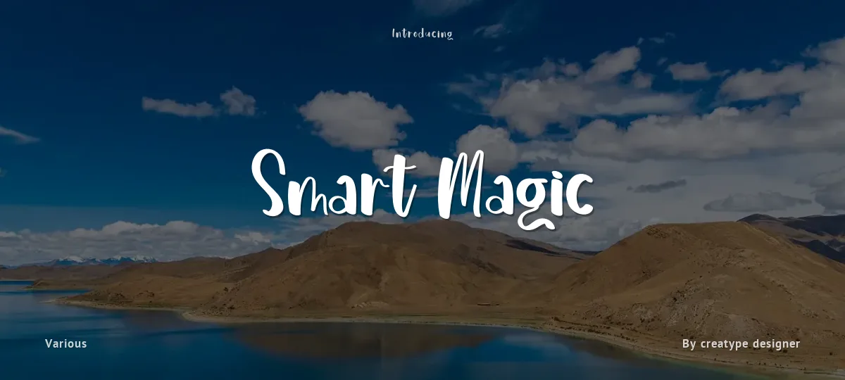 Smart Magic font preview