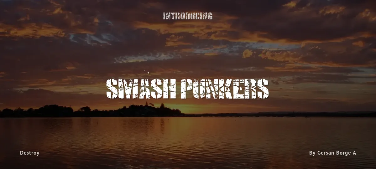 Smash Punkers font preview