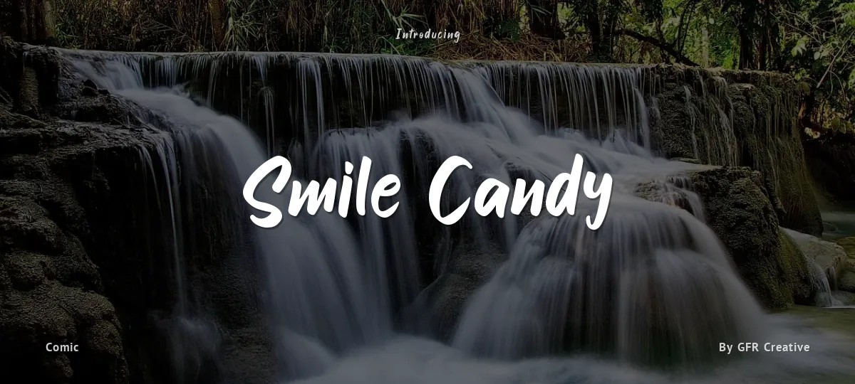 Smile Candy font preview