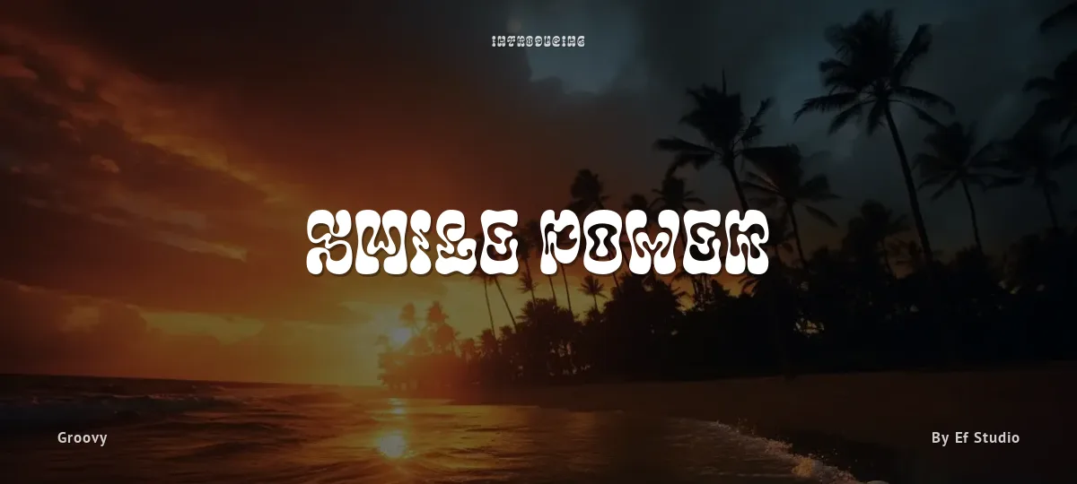 Smile Power font preview