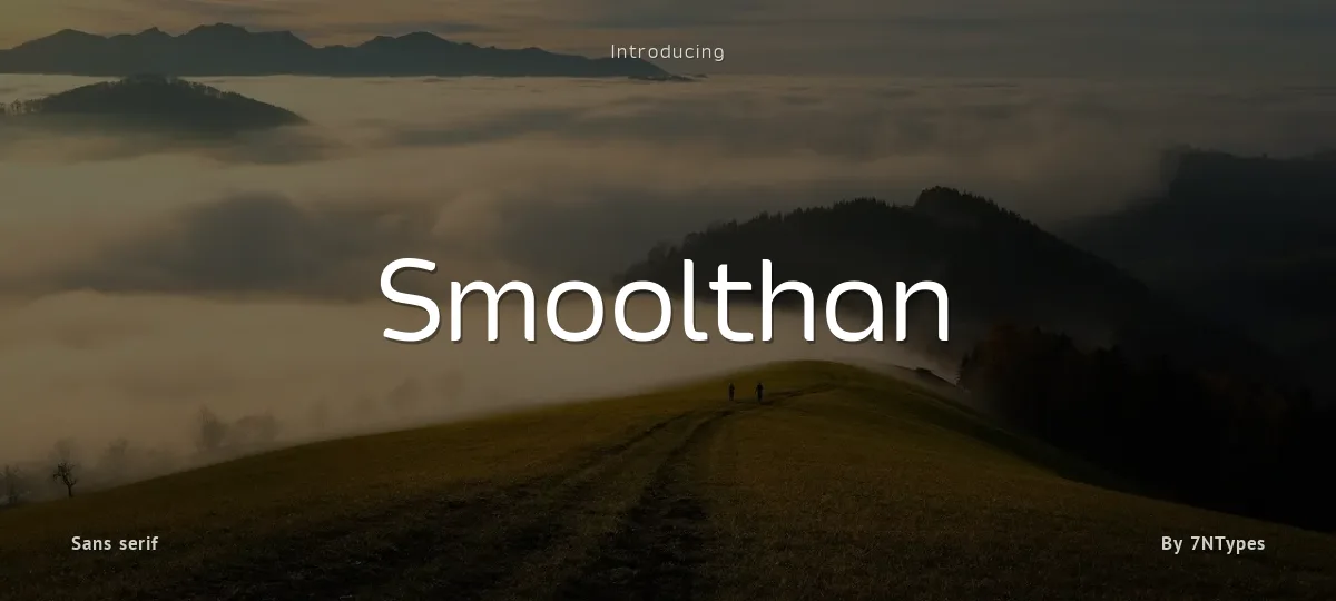 Smoolthan font preview