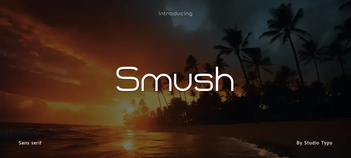 Smush font preview