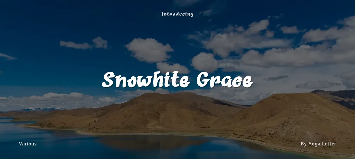 Snowhite Grace font preview