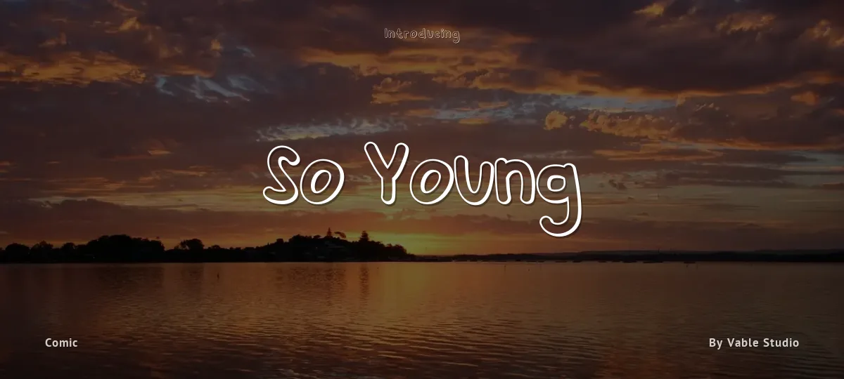 So Young font preview